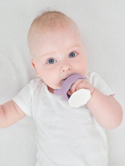 Momebella Mushroom Teether Lavender