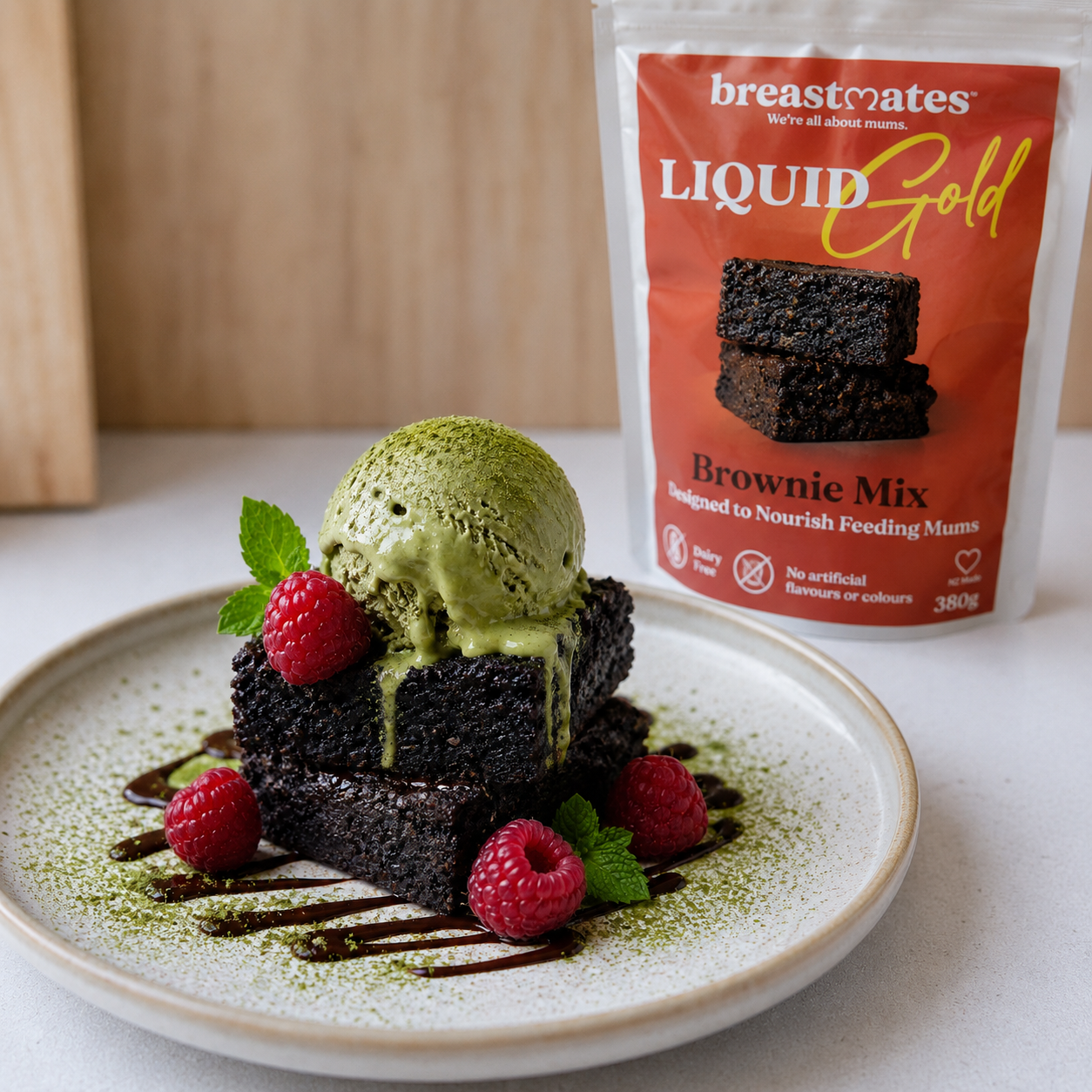 Lactation Brownie Mix - Liquid Gold