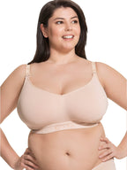 Fuller Bust Seamless Nursing Bra (F-H cups)- Nude by Cake Lingerie