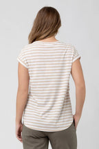Lionel Nursing Tee Taupe / White