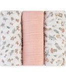 Harvest Bunny 100% Cotton Muslin 3PK