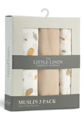 Muslin 3pk - Nectar Bear