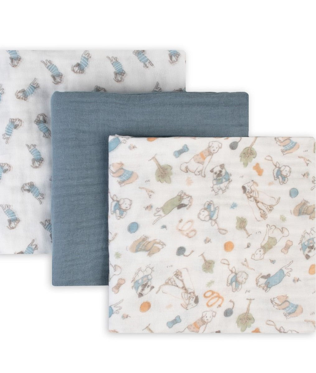 Little Linen Muslin 3PK Barklife Dog