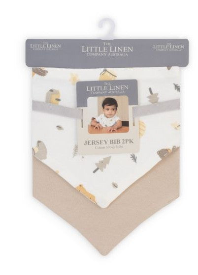 Cotton Jersey Bib 2PK –  Nectar Bear
