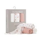 Muslin Swaddle 3pk – Dusty Rose