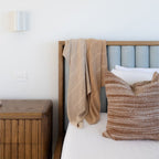 Little Bamboo Cellular Blanket 2Pk - Iced Coffee