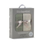 Little Bamboo Cellular Blanket 2Pk - Bayleaf