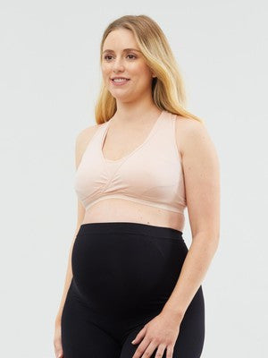Lotus Hands Free Pumping Bra - Pink by Cake Lingerie