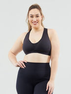 Lotus Hands Free Pumping Bra - Black by Cake Lingerie