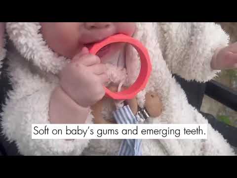 Silicone Teething Bangle | BPA-Free Wearable Teether for Babies