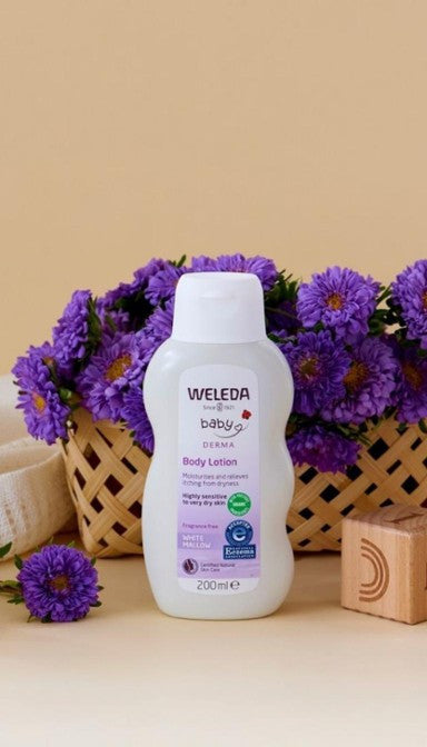 Weleda DERMA White Mallow Body Lotion 200ml